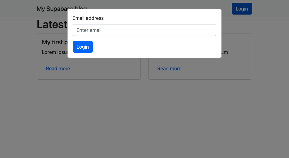 Login