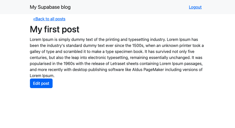 Read a blog post