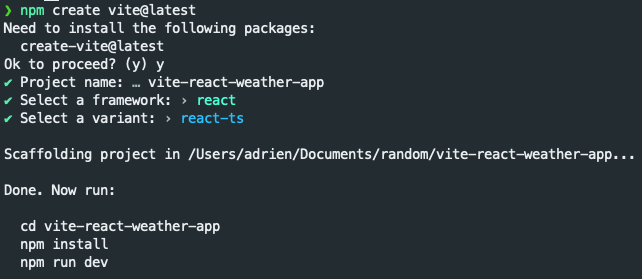 Installation steps